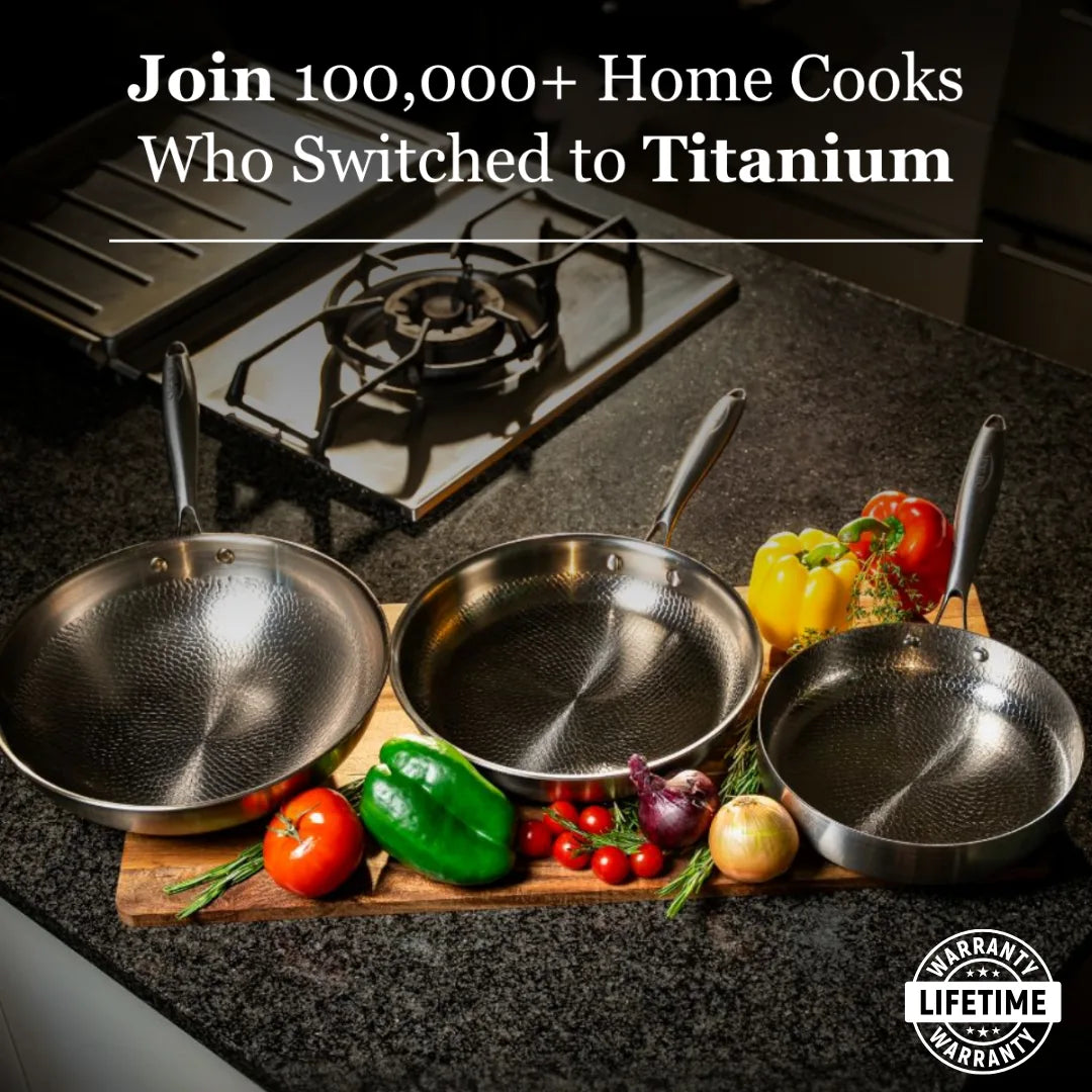 Titanium Hammered Pan Pro