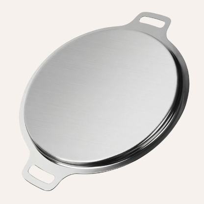 Titanium Hammered Pizza Steel