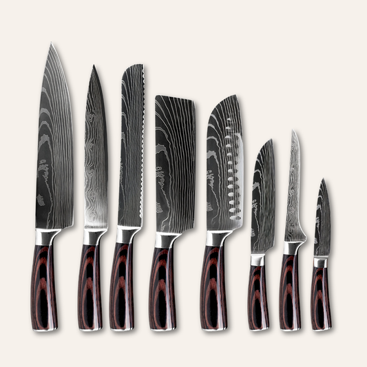 Bonsai Damascus Steel Knives