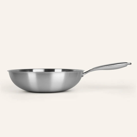 Titanium Hammered Wok Pan Pro