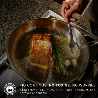 Titanium Hammered Pan Pro