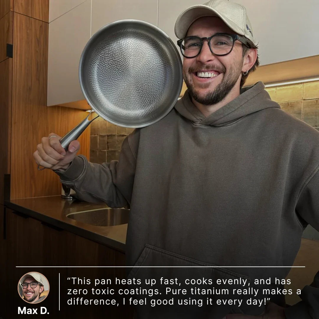 Titanium Hammered Pan Pro