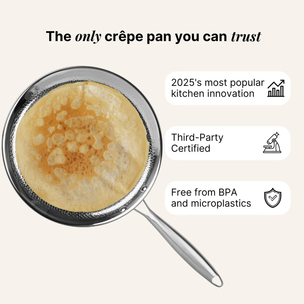 Titanium Hammered Crêpe Pan Pro