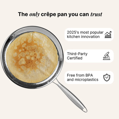 Titanium Hammered Crêpe Pan Pro